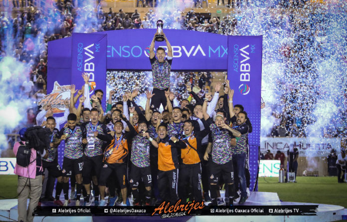 Alebrijes de Oaxaca se coronó campeón del torneo de apertura 2019 del Ascenso MX.