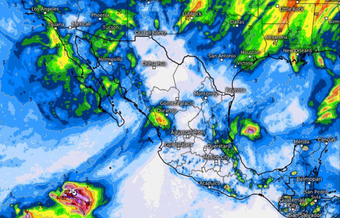 Para mañana se pronostican temperaturas mínimas de -10 a -5 grados Celsius en zonas montañosas de Baja California, Sonora, Chihuahua, Coahuila y Durango.