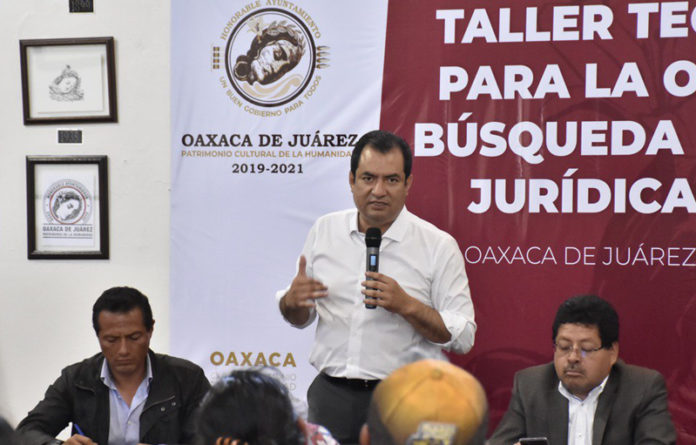 Se antepone el diálogo, afirma el Presidente Municipal de Oaxaca de Juárez.