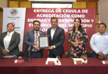 El edil Oswaldo García informó que la ciudad capital es el primer municipio del estado en recibir esta distinción por parte del Consejo Nacional de Normalización y Certificación de Competencias Laborales.