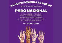 Convocan a paro nacional: El nueve ninguna se mueve #UNDÍASINNOSOTRAS.