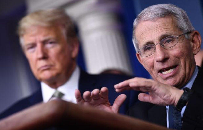 Anthony Fauci, asesor de Trump frente a la pandemia de Covid-19. Foto Afp.