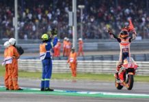 El Gran Premio de Tailandia de MotoGP fue aplazado. La imagen corresponde a la competencia de 2019 en ese país. Foto Afp.