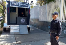 Por instrucciones del Presidente Municipal, elementos policíacos ponen especial énfasis en horas de entrada y salida de estudiantes, así como constantes rondines en vialidades adyacentes.