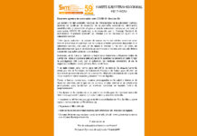 Comunicado Sección 59 del SNTE.