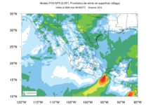 El SMN indicó que se espera evento de “norte” con rachas de 80 a 90 km/h en Istmo y Golfo de Tehuantepec. Foto Twitter @conagua_clima.