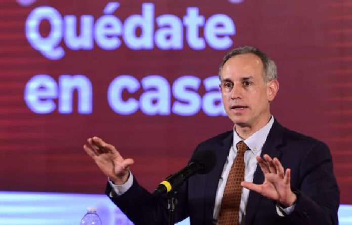 Hugo López Gatell durante la conferencia de este sábado.FOTO.@GobiernoMX.