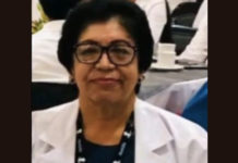 Entre sirenas y aplausos fue despedida Alicia Soto, jefa del área de Radiología del Hospital Regional del ISSSTE en Culiacán.