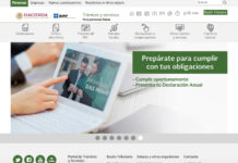 Portal del SAT, se amplia el plazo para realizar la declaración de personas físicas hasta el 30 de junio de 2020. Captura de pantalla.