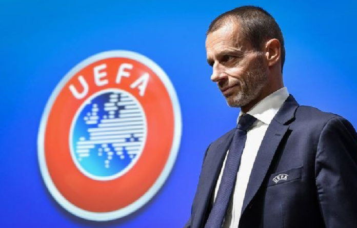 Aleksander Ceferin, presidente de la UEFA, en imagen de archivo. Foto Afp.