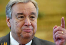 Antonio Guterres, secretario General de la ONU. Foto Afp.