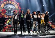 La banda liderada por Axl Rose se presentó en la más reciente edición del festival Vive Latino el pasado 14 de marzo de 2020 en el Foro Sol. Foto tomada de www.facebook.com/gunsnroses/.