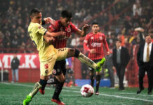 Partido del Torneo Clausura 2020 de la Liga Mx entre Xolos de Tijuana y América. Foto Afp / Archivo.