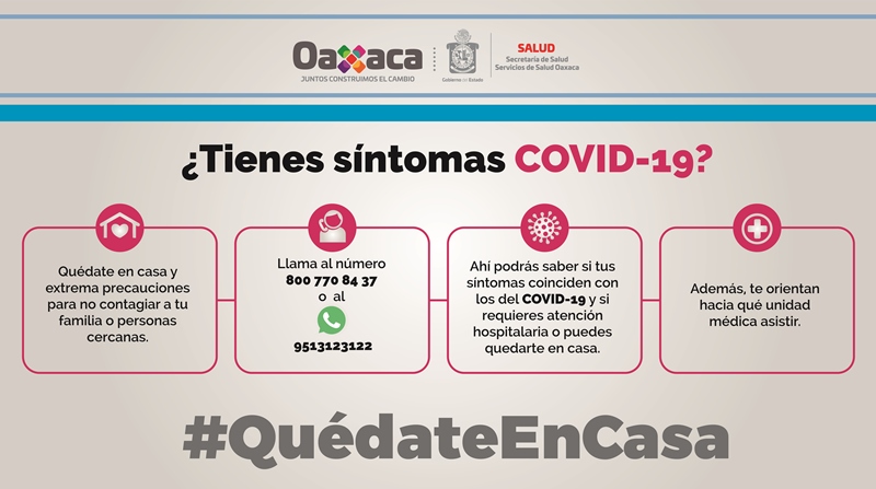 Ante la presencia de síntomas, las personas deben permanecer en casa y buscar primero asistencia telefónica.