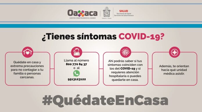 Ante la presencia de síntomas, las personas deben permanecer en casa y buscar primero asistencia telefónica.