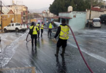 Sanean espacios donde las fuerzas de seguridad capitalinas realizan actividades, así como áreas donde transita y se estaciona el parque vehicular de la corporación.