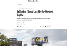 La actriz mexicana, Yalitza Aparicio escribe para el períodico The New York Times. Foto del portal.