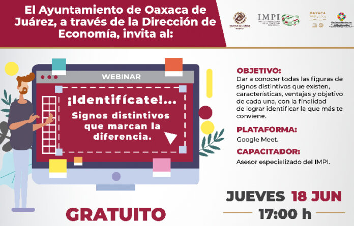 La capacitación gratuita está dirigida al sector empresarial, tiene un cupo limitado a 50 personas y se llevará a cabo el jueves 18 de junio, en un horario de 17:00 a 18:00 horas.