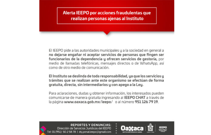 Los servicios y trámites que se realizan ante este organismo, se efectúan de forma gratuita, directa y sin intermediarios.