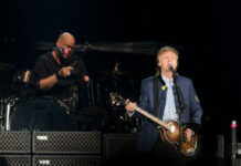 Paul McCartney durante su concierto en el Estadio Azteca el 17 de octubre de 2017. Foto Fernando Aceves / Ocesa.