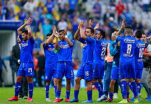 Cruz Azul en partido contra Tigres en el Torneo de Clausura 2020. Foto Jam Media.