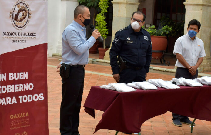 La contribución será destinada a elementos de la Dirección de Seguridad Pública, Vialidad y Protección Ciudadana que se encuentran en la primera línea de atención de a la ciudadanía ante el COVID-19.