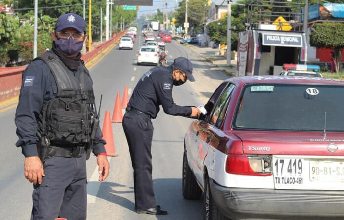 La Dirección de Seguridad Pública, Vialidad y Protección Ciudadana intensifica acciones para incentivar el cumplimiento de las medidas preventivas contra el COVID-19.