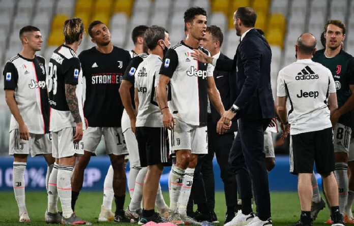 El portugués aportó uno de los dos tantos del triunfo de la Juve sobre Sampdoria. Foto Afp.