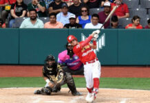 La Liga Mexicana de Beisbol determinó, junto con los 16 dueños de los equipos, cancelar la temporada 2020 debido a la pandemia del coronavirus. En la imagen, los Diablos Rojos. Foto tomada del Twitter de @DiablosRojosMX.