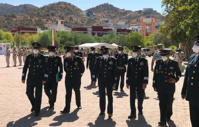 Personal de la Sedena en Sonora. Foto Cristina Gómez.