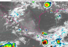 Se estiman temperaturas mínimas de 0 a 5 grados Celsius en sierras Chihuahua, Durango, estado de México, Puebla y Zacatecas. Foto Twitter @conagua_clima.