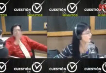 Captura de pantalla del video que circula en redes sociales donde se presentó el hostigamiento.