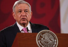 El presidente Andrés Manuel López Obrador durante conferencia de prensa este 25 de agosto de 2020. Foto Cuartoscuro.