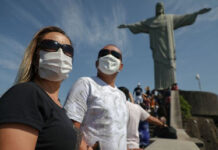 En el cerro del Corcovado, el Cristo Redentor en Río de Janeiro, Brasil. Foto Afp.