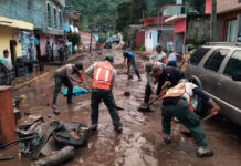 Distintas colonias y congregaciones de Xalapa resultaron afectadas debido a la tormenta tropical 'Marco'. Foto Twitter @SP_Veracruz.