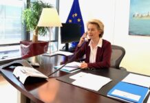 Ursula von der Leyen, presidenta de la Comisión Europea señaló que la ciudadanía y la economía necesitan una vacuna segura. Foto Tomada del Twitter @vonderleyen.