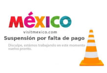 Sectur decidió interponer una denuncia ante la FGR por un ataque cibernético a la página de Visit México. Captura de pantalla.