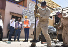 Como parte de la segunda etapa del programa, cuadrillas del Ayuntamiento de Oaxaca de Juárez trabajaron en las calles Limonares, Trinidad de las Huertas y 20 de Noviembre desde Periférico a Nuño del Mercado.