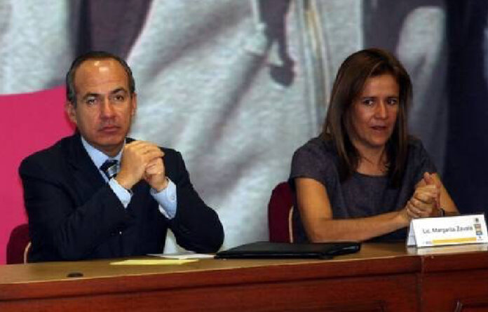 Felipe Calderón y su esposa Margarita Zavala, en imagen de archivo. Foto José Antonio López / Archivo.