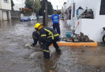 Las intensas lluvias del viernes causaron varios daños en al menos cinco municipios de Morelos. Foto cortesía Protección Civil del estado.