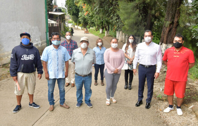 La calle Arroyo Seco cuenta ya con concreto hidráulico que mejora la calidad de vida de más de 118 habitantes.