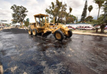 En atención de las instrucciones del edil Oswaldo García Jarquín, el Departamento de Maquinaria, Pavimentación y Bacheo comenzó con los trabajos de renivelación y reconstrucción de la carpeta asfáltica en el tramo de Periférico, entre las calles 20 de Noviembre y Miguel Cabrera.