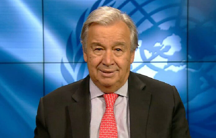 Antonio Guterres, secretario general de la ONU. Foto Ap.