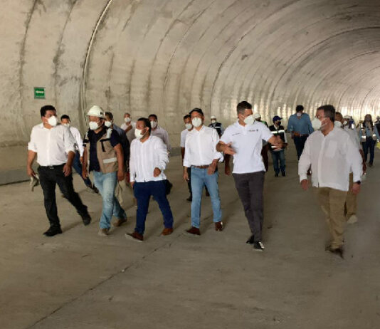 La obra del túnel Santa Martha lleva un avance del 95%; en tanto, el túnel San Antonio registra un 80% en su excavación y se prevé se concluya en octubre.