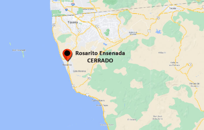 Autoridades iniciaron la búsqueda de un bombero de Los Ángeles, California, desaparecido en Playas de Rosarito, informó la Fiscalía General del estado. Imagen tomada de Google Maps.