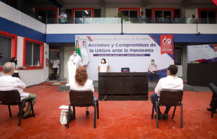 El rector Javier Saldaña lo acordó en convenio con los sindicatos de la institución. Foto @JavSaldana.