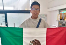 David García Maldonado, estudiante de primer semestre del plantel 01 Pueblo Nuevo del Colegio de Bachilleres del Estado de Oaxaca (Cobao), represento a Oaxaca.