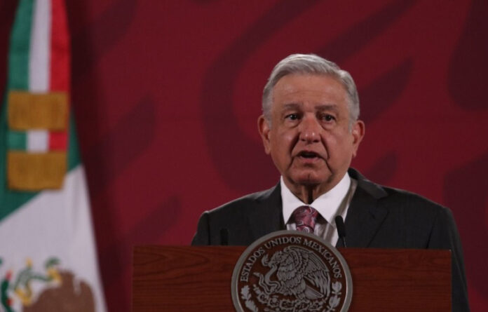 El presidente Andrés Manuel López Obrador durante conferencia de prensa. Foto Cuartoscuro.