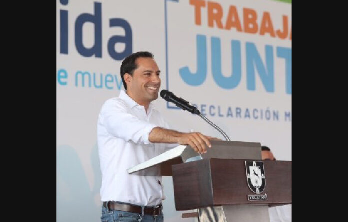 Mauricio Vila, mandatario del estado. Foto @MauVila.