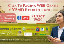 El 21 de octubre, a las 19:00 horas, se guiará a las y los empresarios y comerciantes en la creación de un sitio web, a través www.facebook.com/MunicipiodeOaxaca.